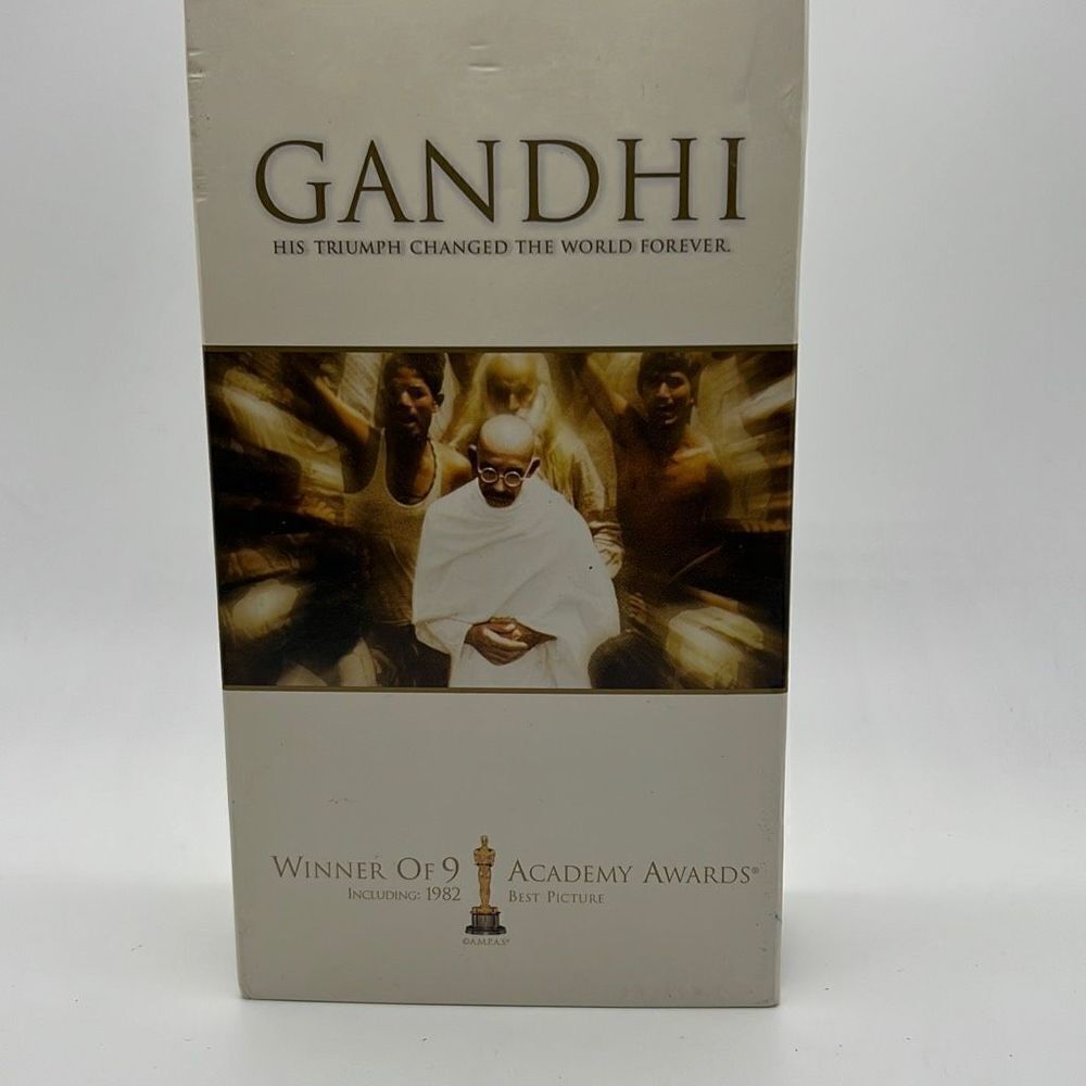 Gandhi: His Triumph‎ Changed the World Forever (VHS, 2001, 2-Tape Set)
